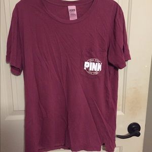 vs PINK pocket tee